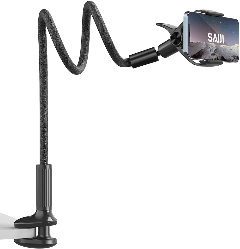 SAIJI - Leather Gooseneck Phone Holder - IVY3-95