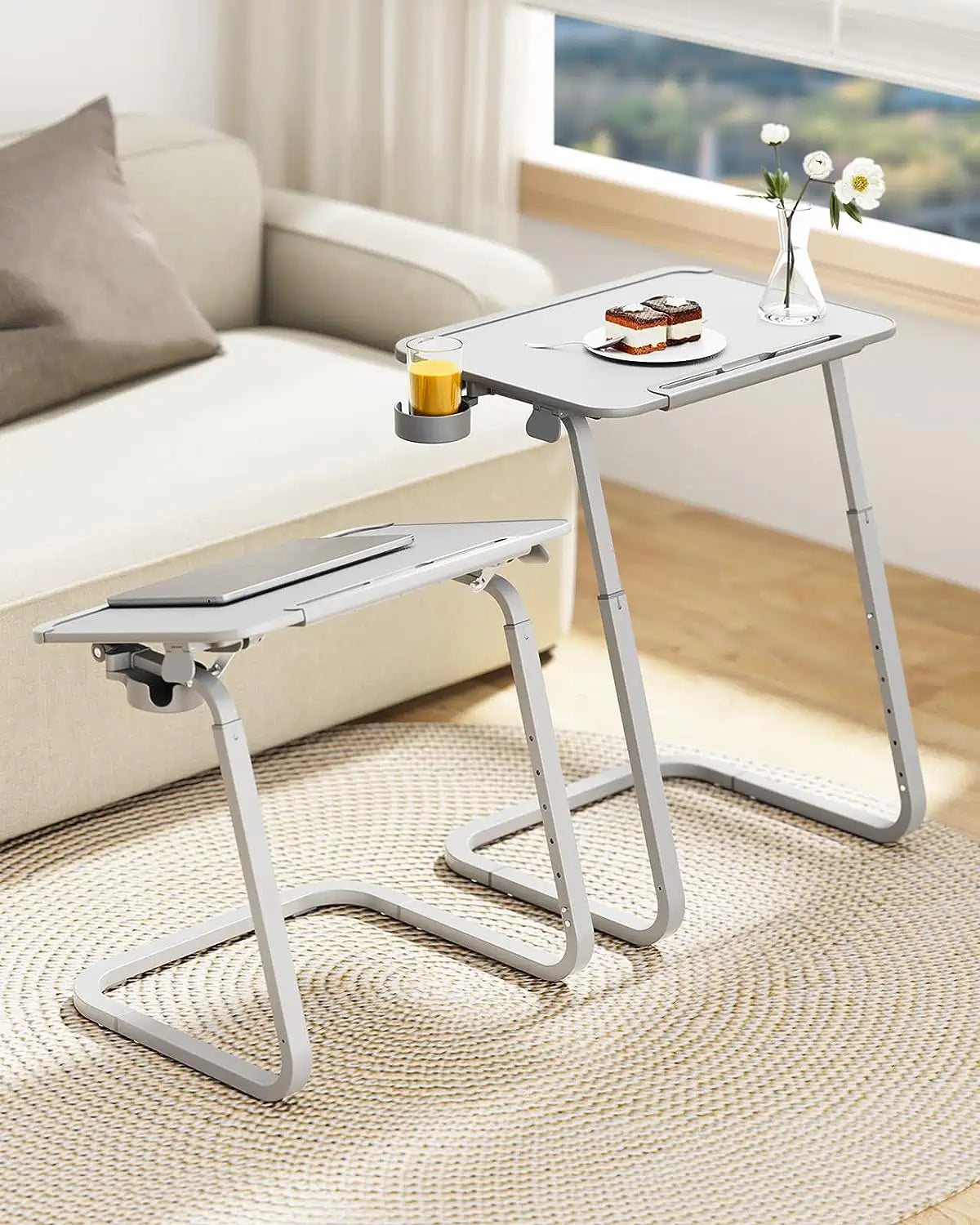 Adjustable bed discount table for laptop