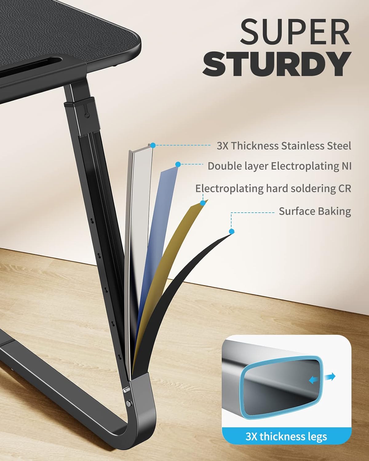 SAIJI - Laptop Bed Table - F2