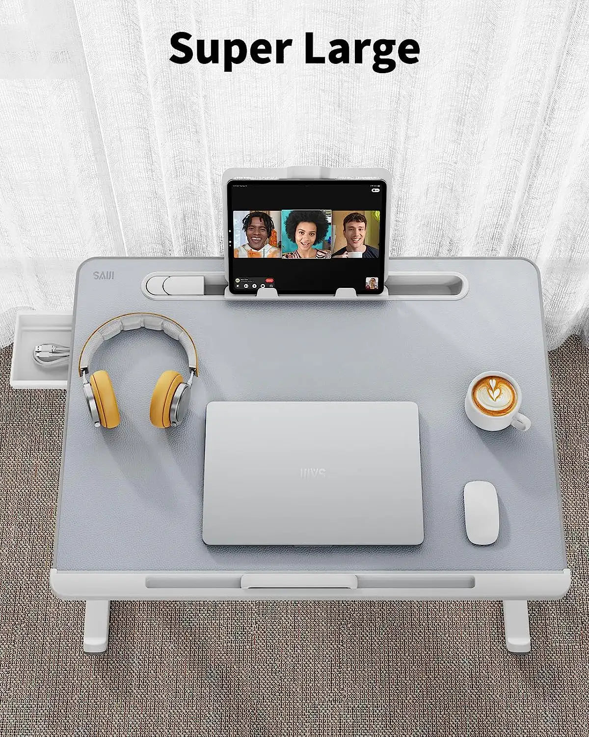 SAIJI - Foldable Laptop Desk - K8 Ultimate