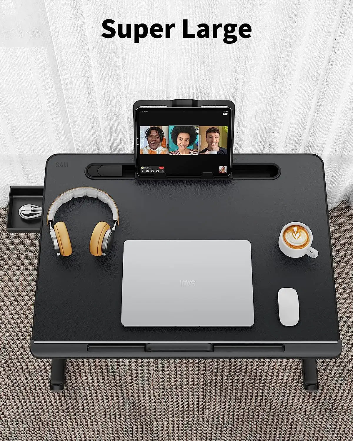 SAIJI - Foldable Laptop Desk - K8 Ultimate